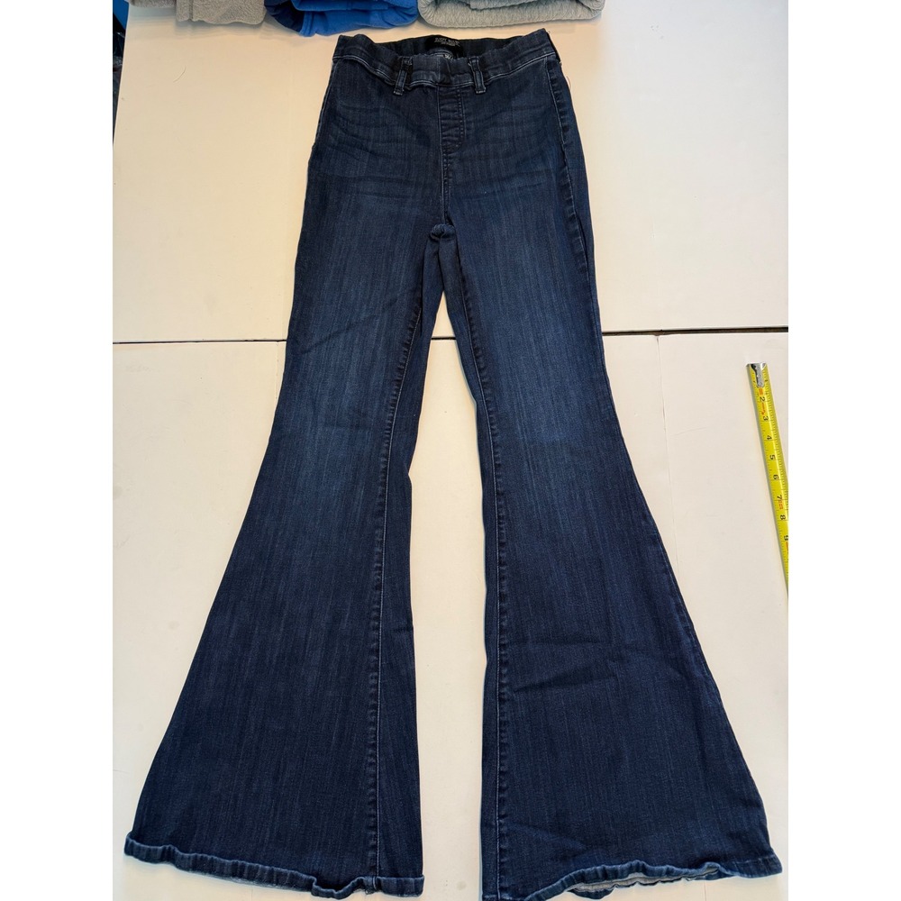 Judy Blue Super Flare Jeans Dark Wash Pull On High Rise JB88136 Womens 5/27